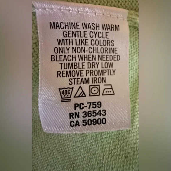 Izod Women's Argyle Cardigan Sweater - Green and White - Picture 4 of 6